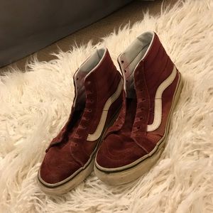 High top maroon vans